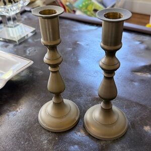 Vintage Brass Candlesticks 2
